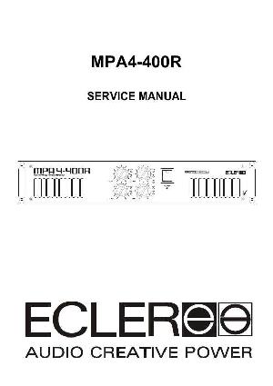 Service manual Ecler MPA4-400R ― Manual-Shop.ru
