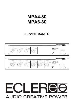 Service manual Ecler MPA4-80, MPA6-80 ― Manual-Shop.ru