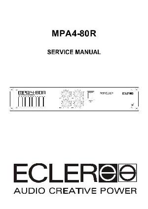 Service manual Ecler MPA4-80R ― Manual-Shop.ru