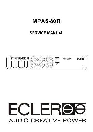 Service manual Ecler MPA6-80R ― Manual-Shop.ru