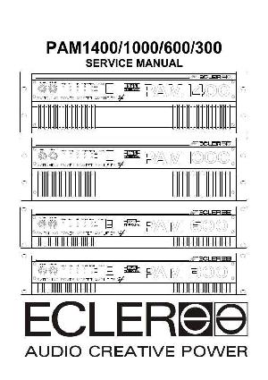 Service manual Ecler PAM1400, PAM1000, PAM600, PAM300 ― Manual-Shop.ru