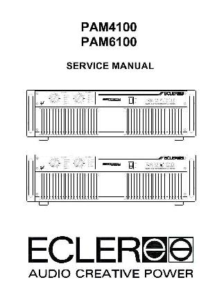 Сервисная инструкция Ecler PAM4100, PAM6100 ― Manual-Shop.ru