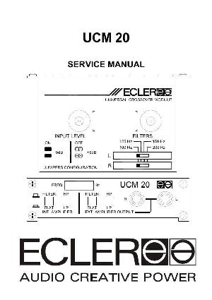 Сервисная инструкция Ecler UCM-20 ― Manual-Shop.ru
