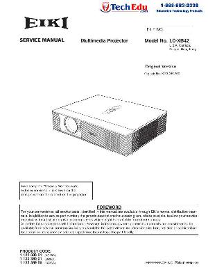Service manual Eiki LC-XB42 ― Manual-Shop.ru