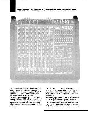 Service manual Electro-Voice 200M ― Manual-Shop.ru