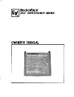 Service manual Electro-Voice 200M