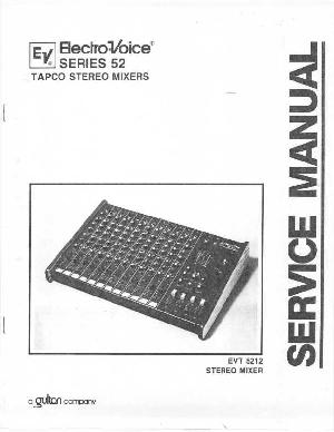 Service manual Electro-Voice 52-SERIES ― Manual-Shop.ru