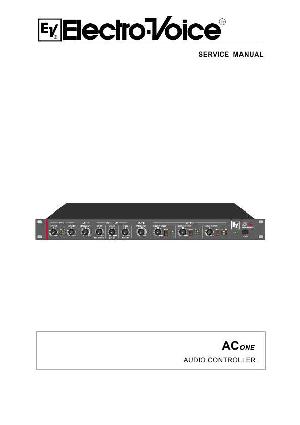 Сервисная инструкция Electro-Voice ACONE ― Manual-Shop.ru