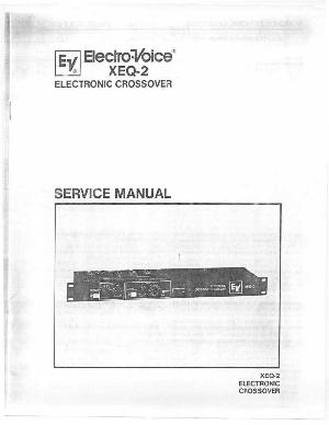 Service manual Electro-Voice XEQ-2 ― Manual-Shop.ru