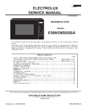 Service manual Electrolux E30MO65GSSA ― Manual-Shop.ru