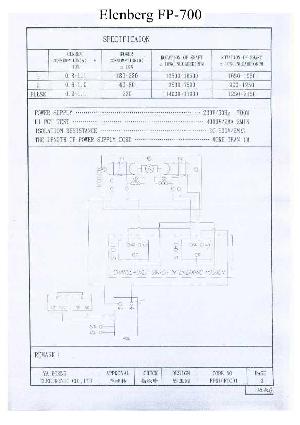 Сервисная инструкция Elenberg FP-700  ― Manual-Shop.ru