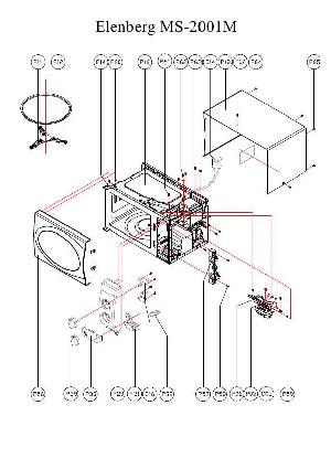 Сервисная инструкция Elenberg MS-2001M  ― Manual-Shop.ru