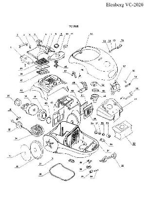 Сервисная инструкция Elenberg VC-2020  ― Manual-Shop.ru