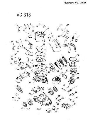 Сервисная инструкция Elenberg VC-2040  ― Manual-Shop.ru