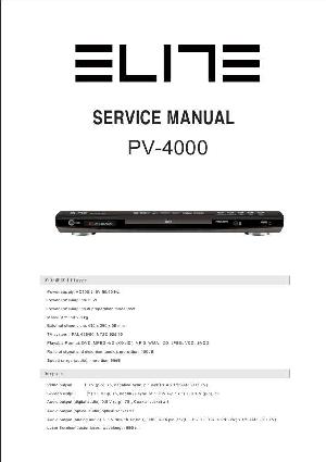 Service manual Elite PV-4000  ― Manual-Shop.ru