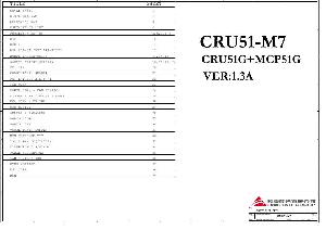 Schematic ELITEGROUP ECS CRU51-M7 ― Manual-Shop.ru