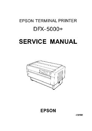 Service manual Epson DFX-5000+ ― Manual-Shop.ru