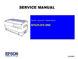 Сервисная инструкция Epson DFX-9000 ― Manual-Shop.ru