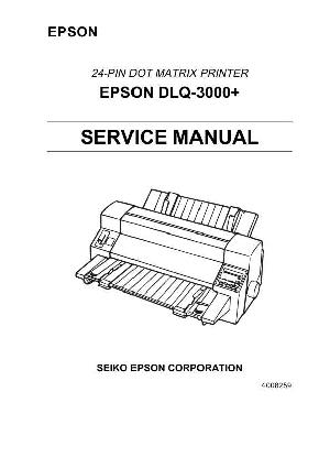 Сервисная инструкция Epson DLQ-3000+ ― Manual-Shop.ru