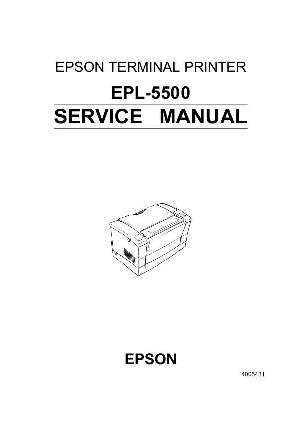 Сервисная инструкция Epson EPL-5500 ― Manual-Shop.ru
