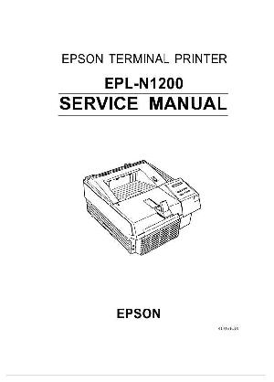 Сервисная инструкция Epson EPL-N1200 ― Manual-Shop.ru