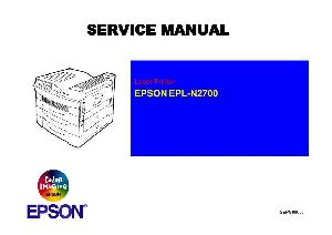 Сервисная инструкция Epson EPL-N2700 ― Manual-Shop.ru