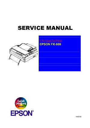 Сервисная инструкция Epson FX-880 ― Manual-Shop.ru