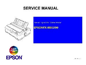 Сервисная инструкция Epson FX-890, FX-2190 ― Manual-Shop.ru