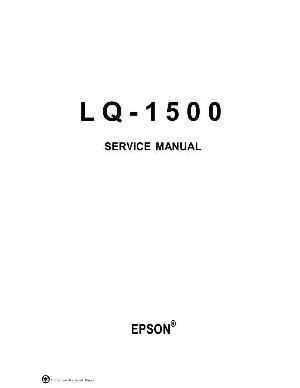 Service manual Epson LQ-1500 ― Manual-Shop.ru