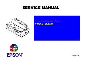 Service manual Epson LQ-2080 ― Manual-Shop.ru