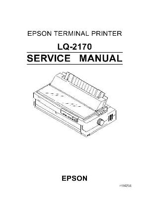 Сервисная инструкция Epson LQ-2170 ― Manual-Shop.ru