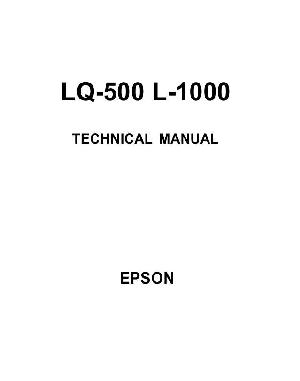 Service manual Epson LQ-500 ― Manual-Shop.ru