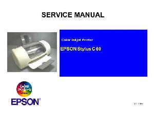 Service manual Epson Stylus Color C60 ― Manual-Shop.ru