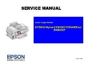 Service manual Epson Stylus Color CX9300F, CX9400FAX, DX9400F ― Manual-Shop.ru