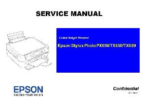Service manual EPSON STYLUS PHOTO PX650, TX650, TX659 ― Manual-Shop.ru