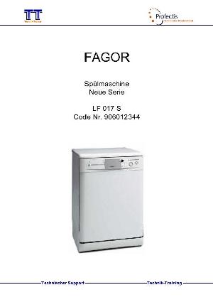 Сервисная инструкция Fagor LF-017S ― Manual-Shop.ru