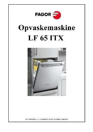 Сервисная инструкция Fagor LF-65ITX ― Manual-Shop.ru