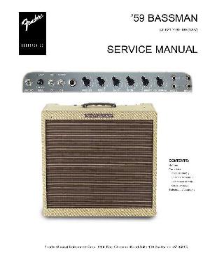 Схема Fender 59 BASSMAN ― Manual-Shop.ru