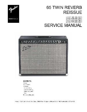 Schematic Fender 65 TWIN REVERB REISSUE ― Manual-Shop.ru