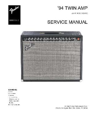 Service manual Fender 94 TWIN AMP ― Manual-Shop.ru
