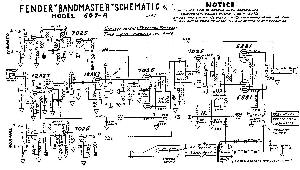 Schematic Fender BANDMASTER 6G7A ― Manual-Shop.ru