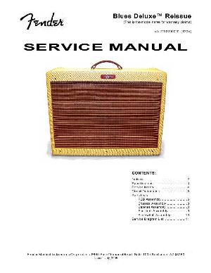 Service manual Fender BLUES DELUXE DEVILLE REISSUE ― Manual-Shop.ru