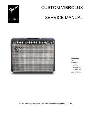 Service manual Fender CUSTOM VIBROLUX ― Manual-Shop.ru
