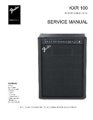 Schematic Fender KXR 100 ― Manual-Shop.ru