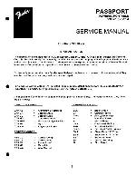 Schematic Fender PASSPORT 250