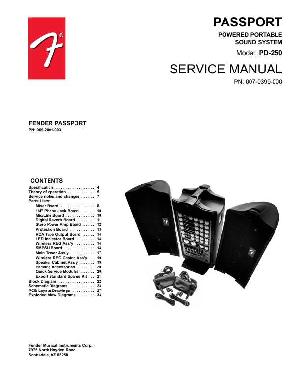 Service manual Fender PASSPORT PD-250 ― Manual-Shop.ru