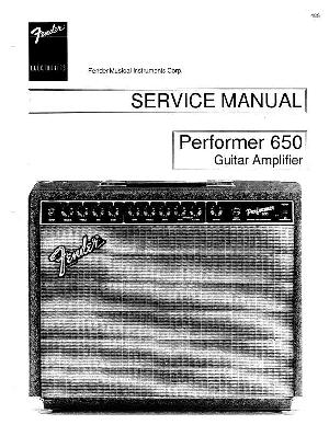 Schematic Fender PERFORMER 650 ― Manual-Shop.ru