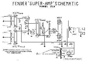 Schematic Fender SUPER 5C4 ― Manual-Shop.ru