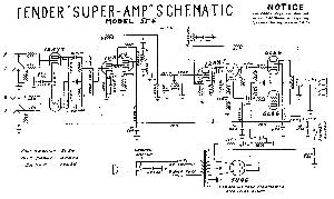 Schematic Fender SUPER 5F4 ― Manual-Shop.ru