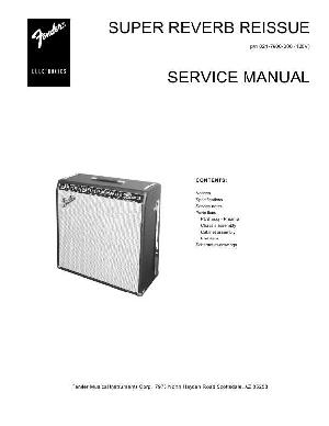 Schematic Fender SUPER REVERB REISSUE ― Manual-Shop.ru
